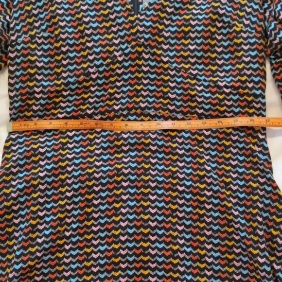 GAP Patterned Mini Dress Size 12 - Picture 8 of 10